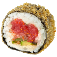 Futomaki Roll de Rebozado, atun, Aguacate y Mayonesa, 8 Unidades