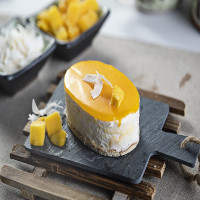 Tentacion helada de coco y mango